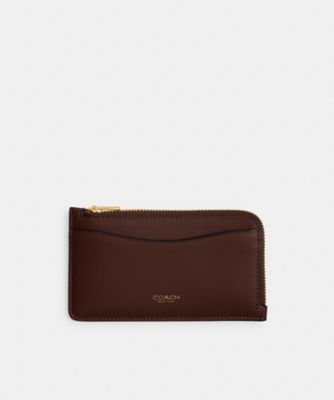 ＜COACH＞ニューヨーク　ジップ　カード　ケース
